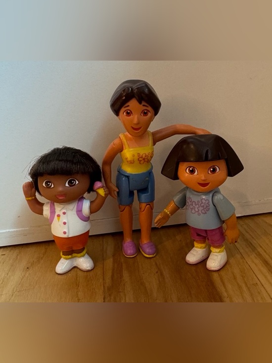 Dora The Explorer Other - Vintage Dora Explorer Figures Lot 2003 2004 Dora Mom Mattel Viacom 3pc